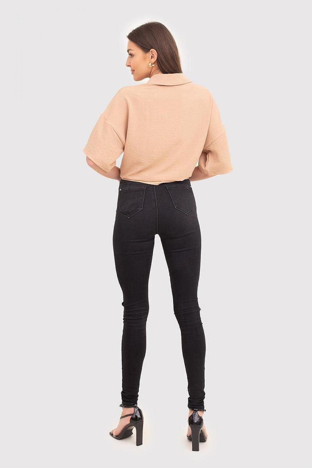 Blouse met knoop van Ax Paris