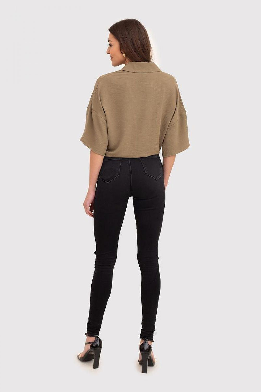 Blouse met knoop van Ax Paris