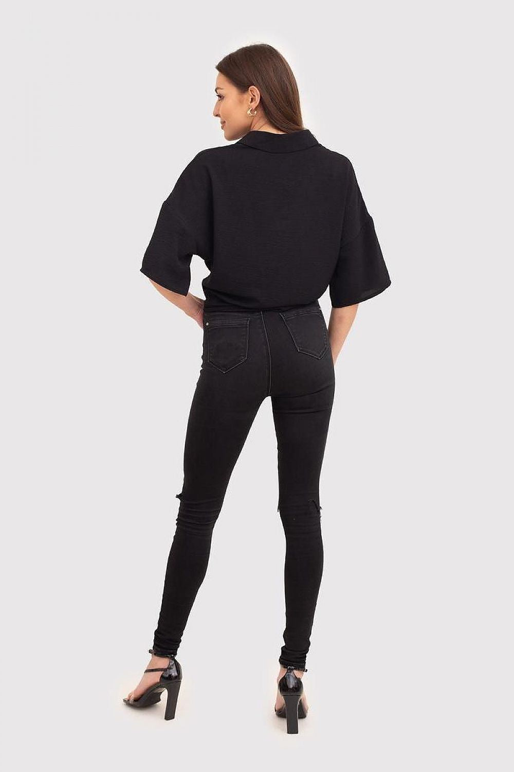 Blouse met knoop van Ax Paris