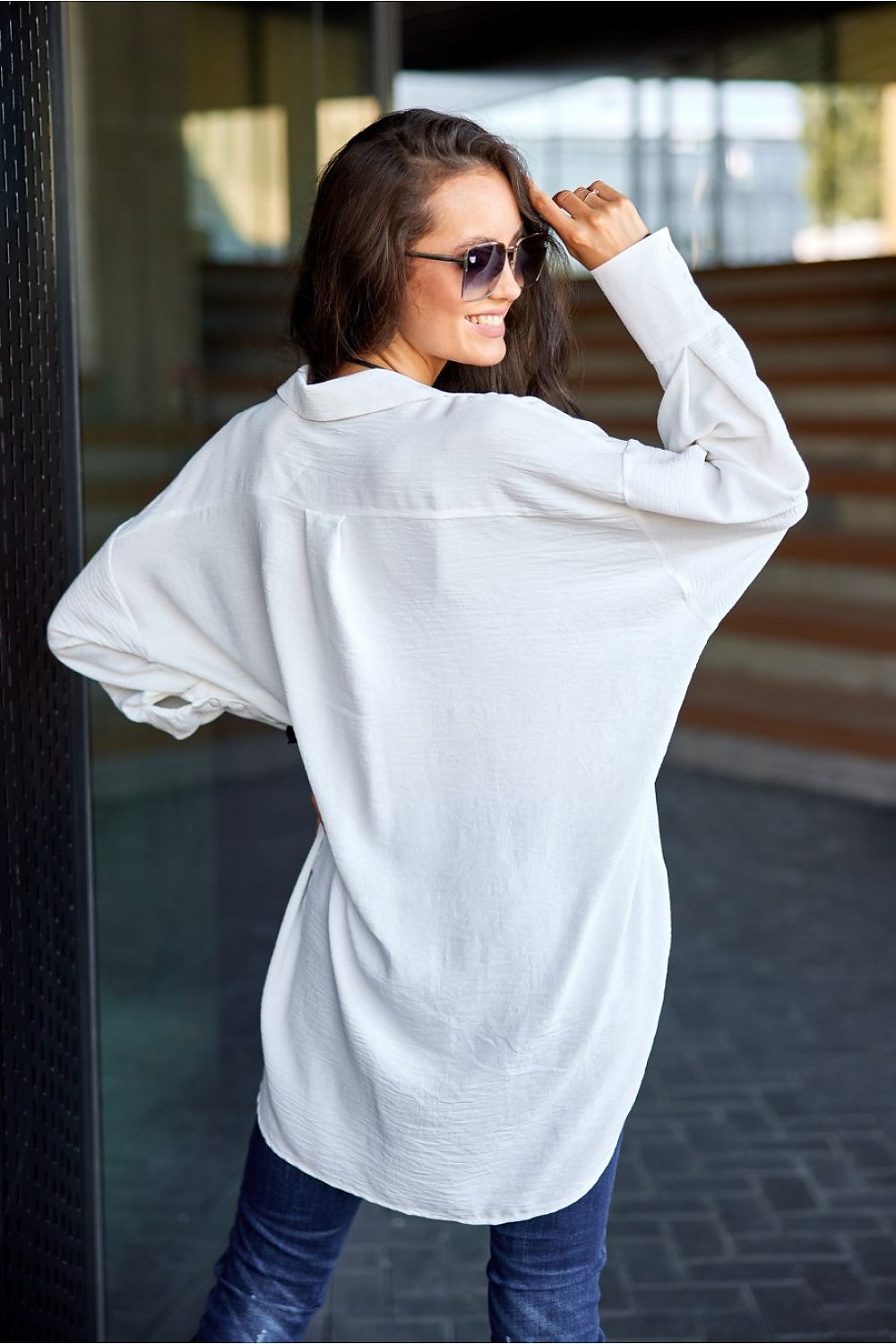 Oversized blouse van Roco Fashion