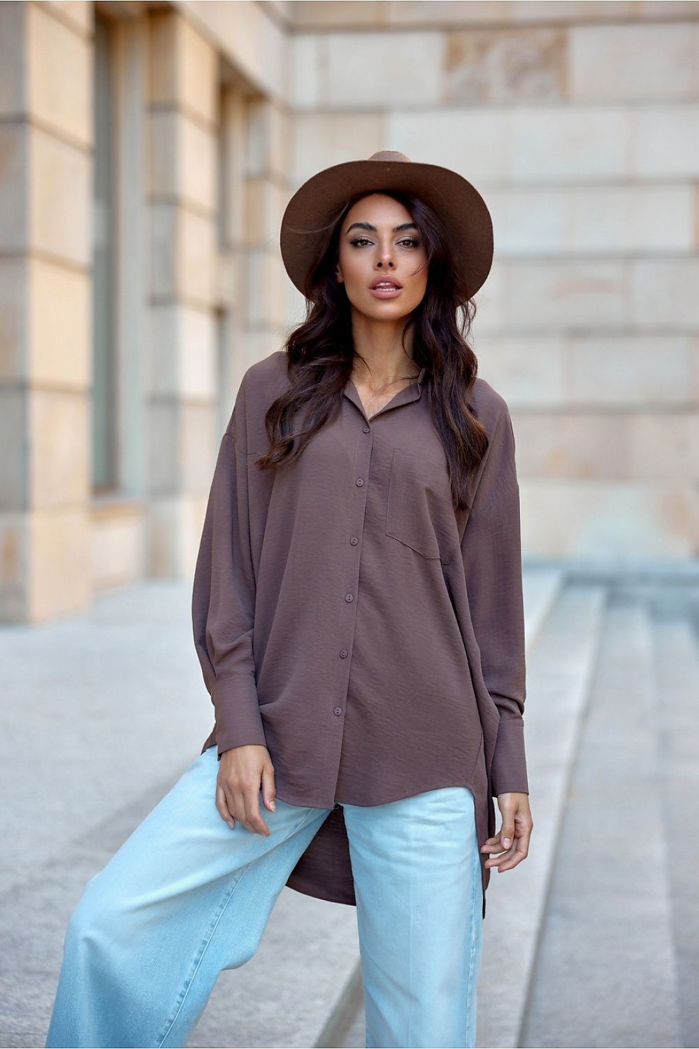 Oversized blouse van Roco Fashion