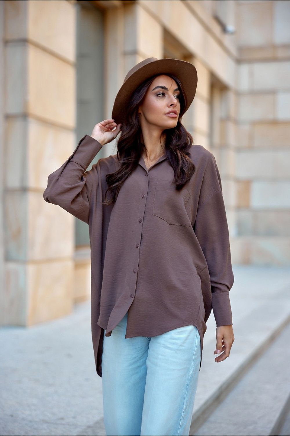 Oversized blouse van Roco Fashion