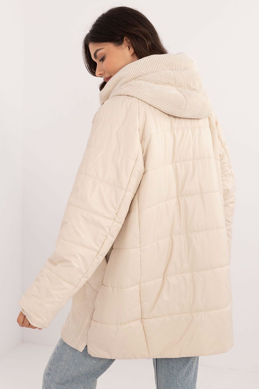 Winterjas met ribfluweel