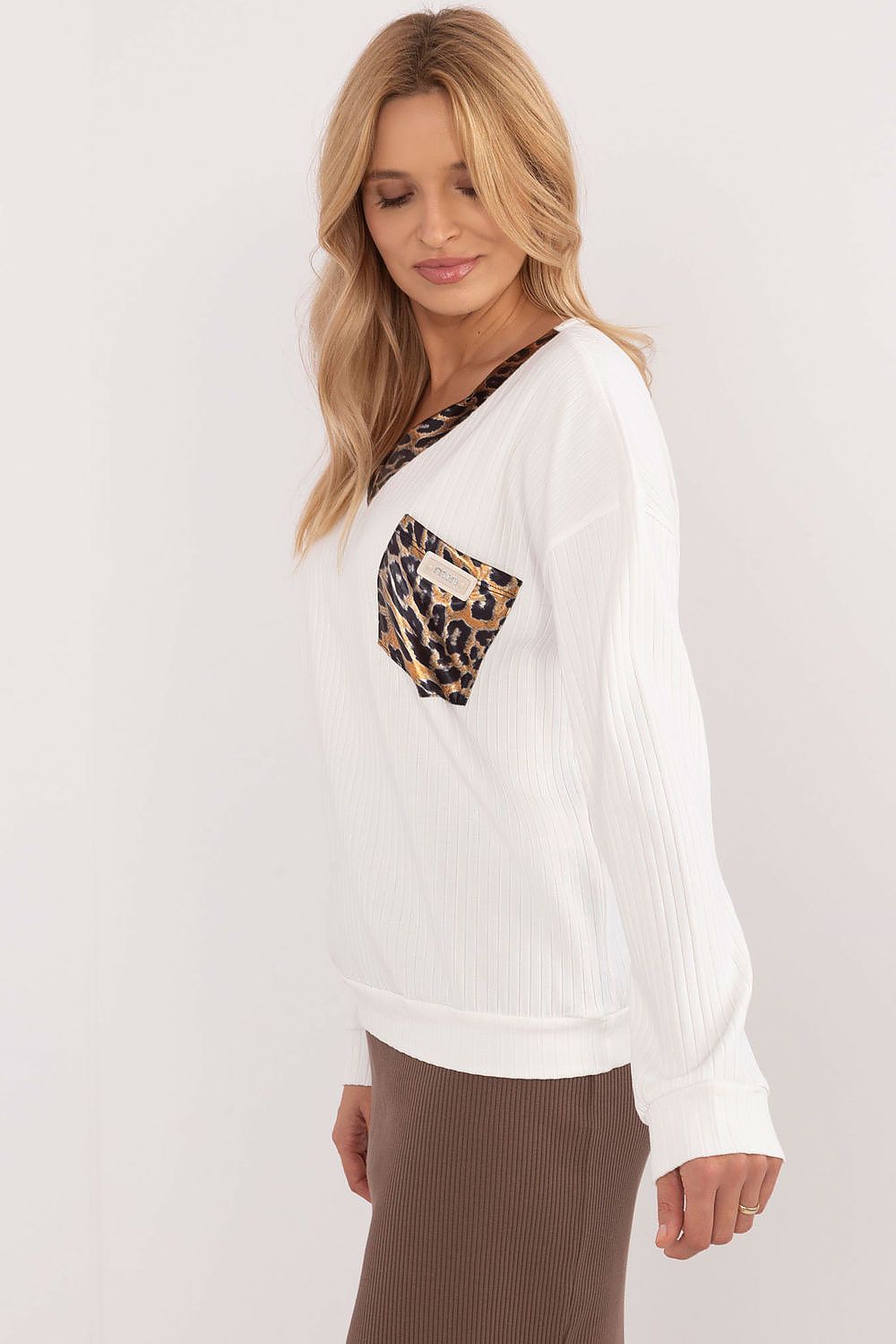 Blouse met decoratieve biezen van Relevance