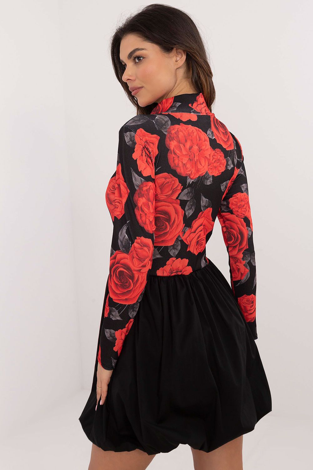 Ballon jurk met motief