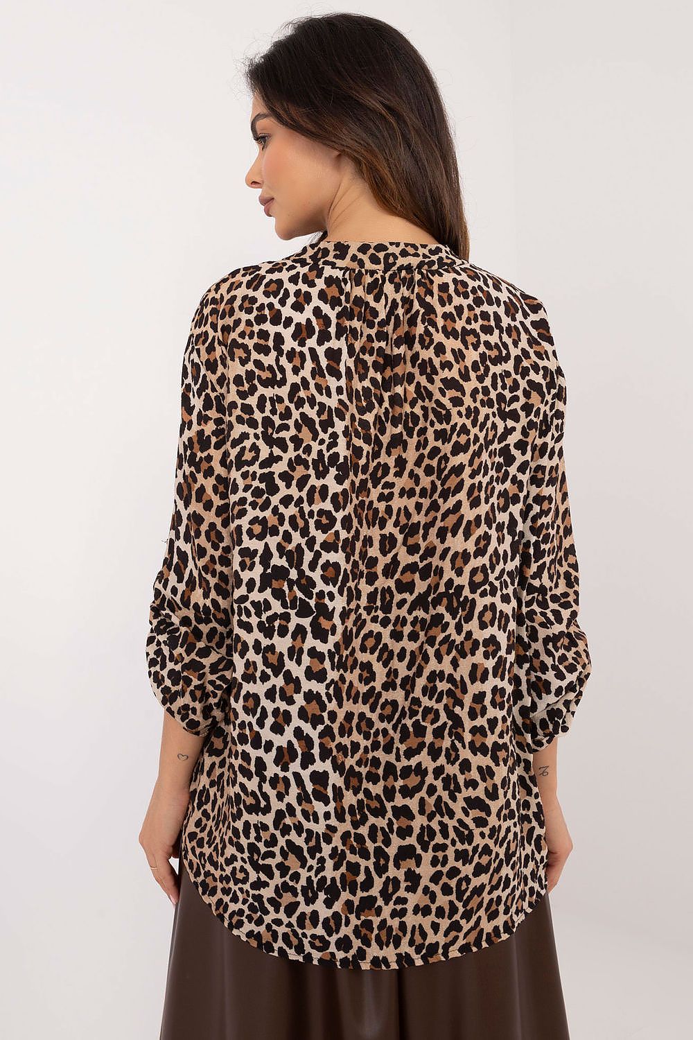 Blouse egaal of luipaardprint van Och Bella