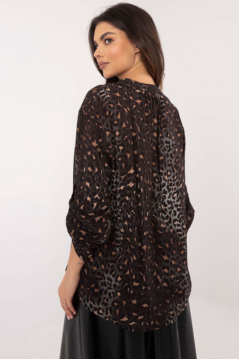 Blouse egaal of luipaardprint van Och Bella