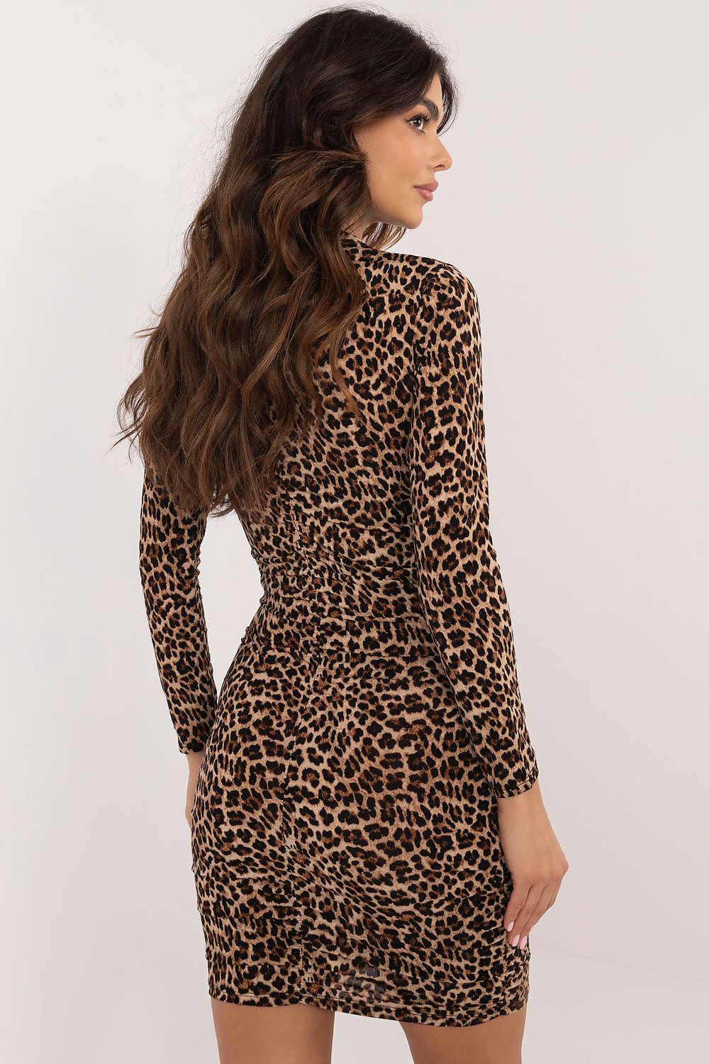 Jurk met luipaard en zebra print