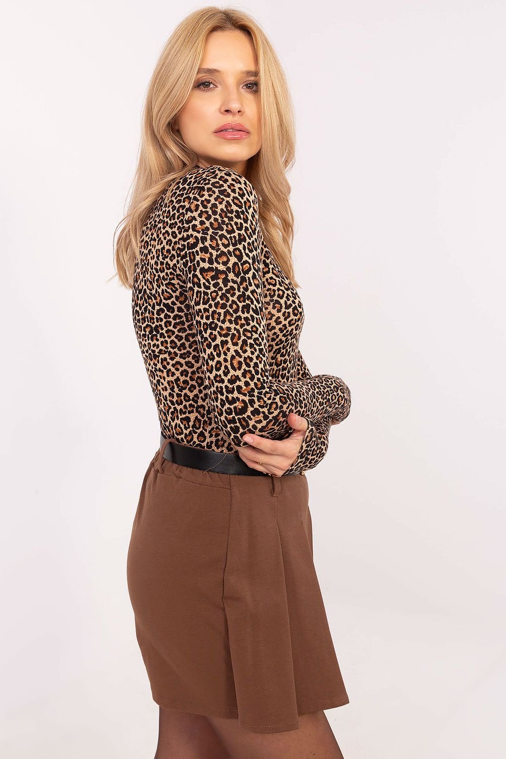 Blouse met luipaard en zebra motief van Factory Price