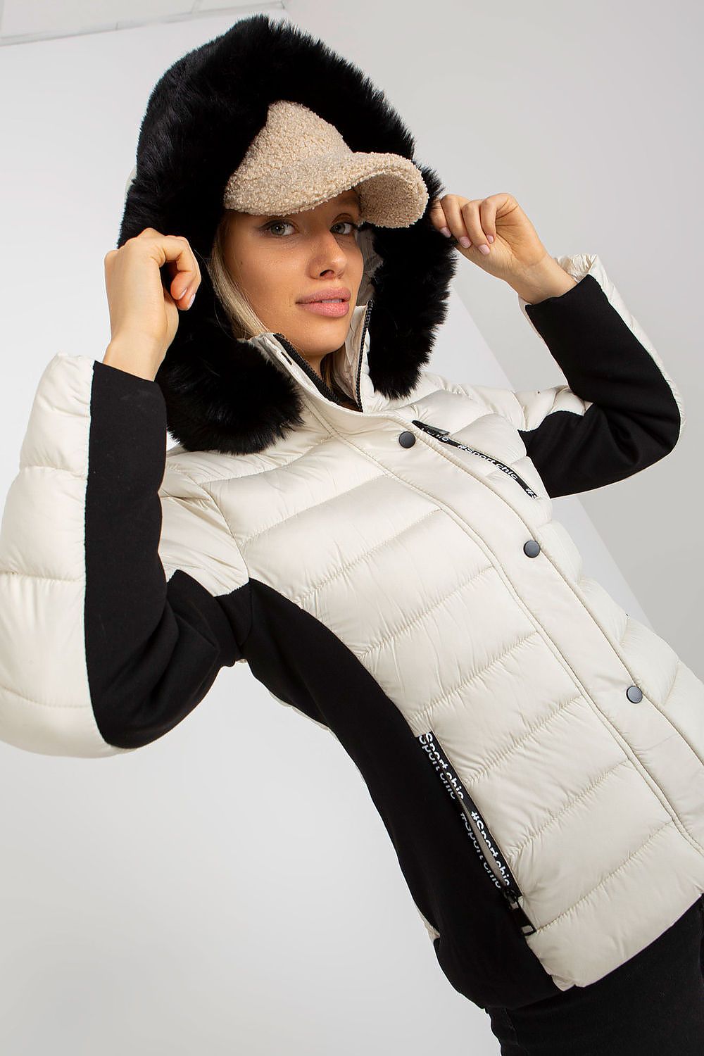 Winterjas capuchon met bont