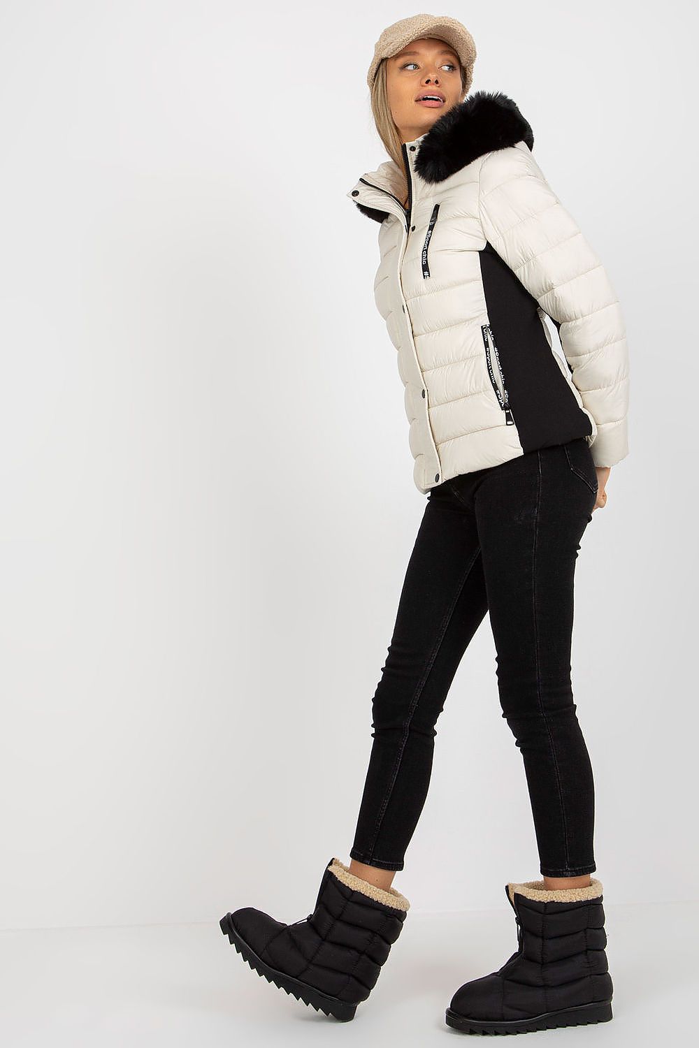 Winterjas capuchon met bont