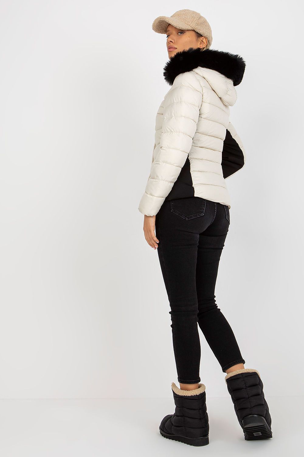 Winterjas capuchon met bont