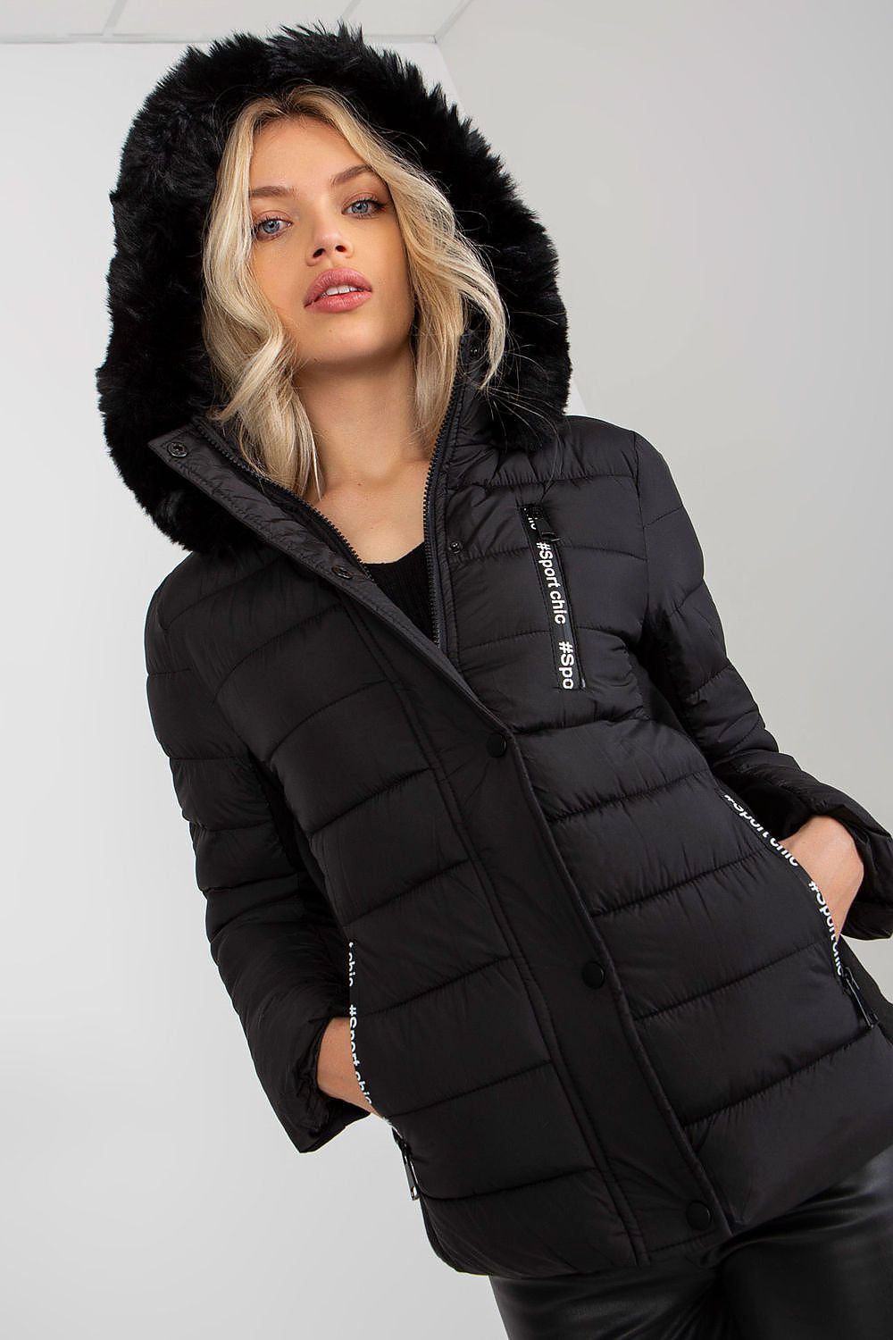Winterjas capuchon met bont