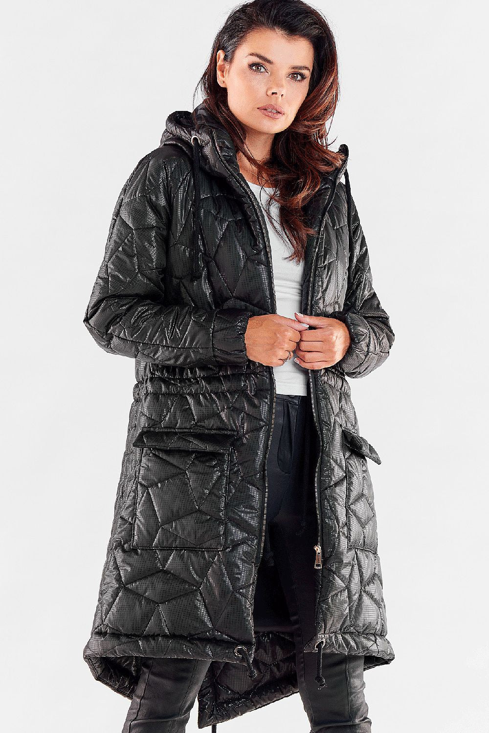 Winterjas knielengte van Awama