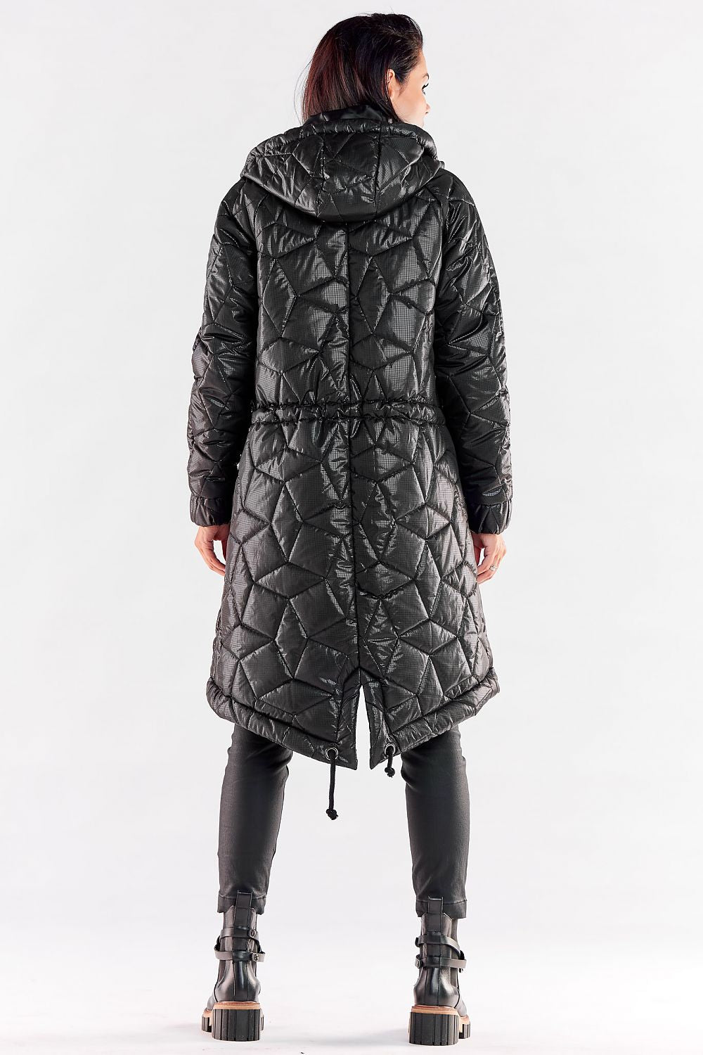 Winterjas knielengte van Awama