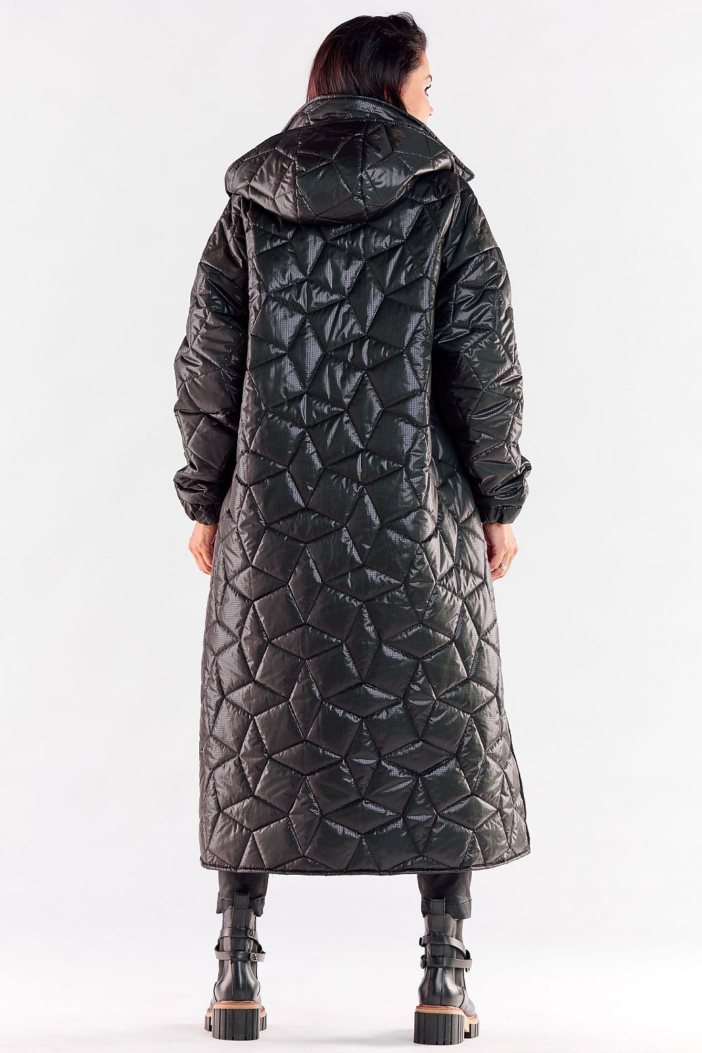 Winterjas lang model van Awama