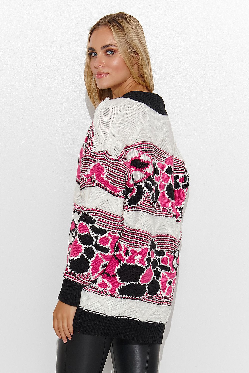 Vest met decoratief patroon