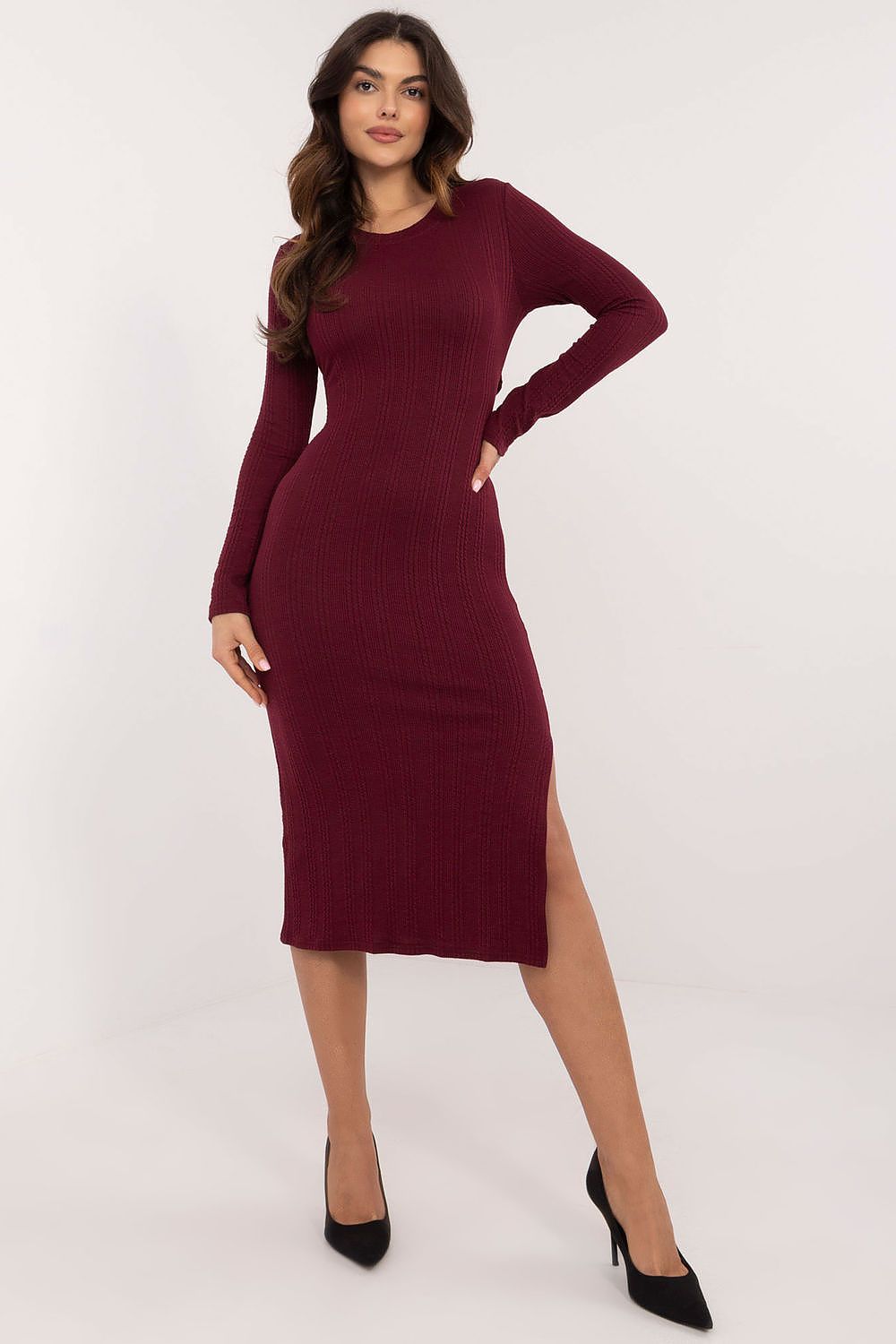 Bodycon jurk met korsetbandjes